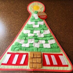 Reece Studio Snuffle Mat Cat Or Dog Toy “Tree” Christmas Holiday NEW